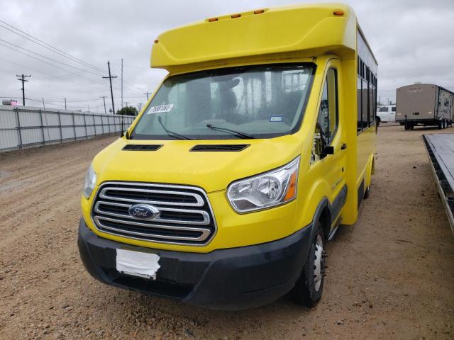 1FDRS8PM7KKB26979 - 2019 FORD TRANSIT T-350 HD YELLOW photo 1