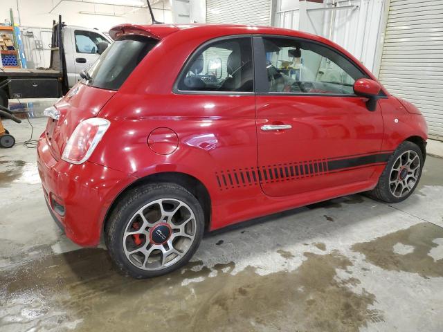 3C3CFFBR7CT265052 - 2012 FIAT 500 SPORT RED photo 3