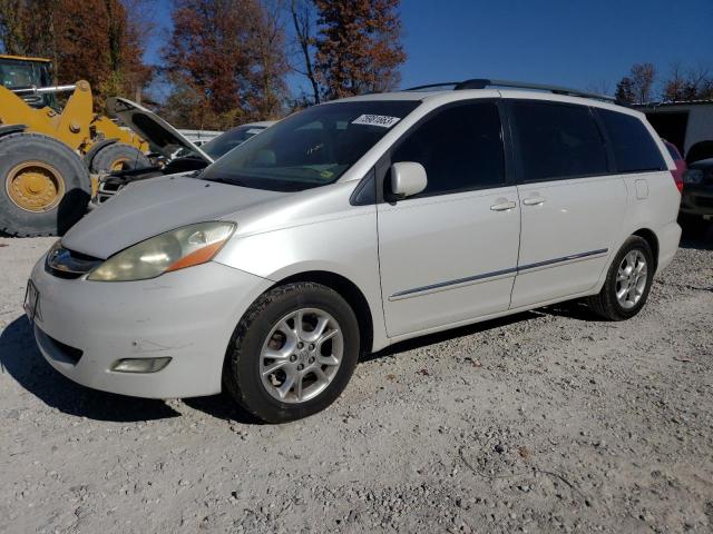 5TDZA22C26S491149 - 2006 TOYOTA SIENNA XLE WHITE photo 1