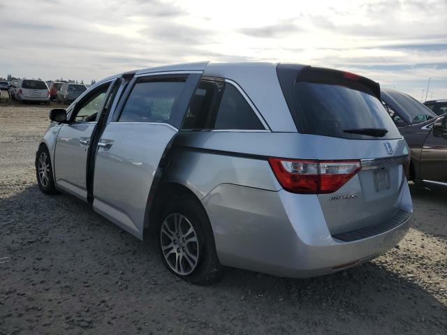 5FNRL5H68BB004239 - 2011 HONDA ODYSSEY EXL SILVER photo 2