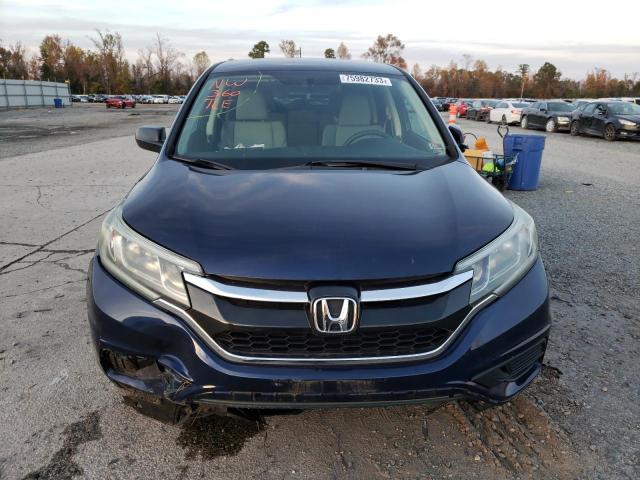 2HKRM4H40GH659803 - 2016 HONDA CR-V SE BLUE photo 5