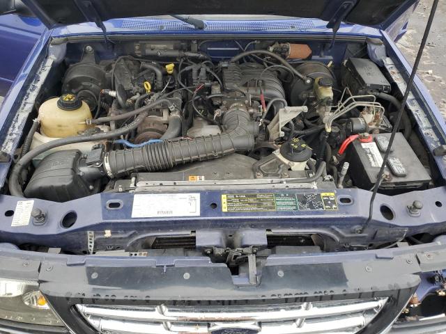 1FTYR10D43PA97958 - 2003 FORD RANGER BLUE photo 11