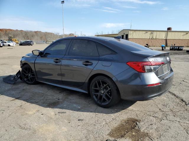 2HGFE2F55NH560174 - 2022 HONDA CIVIC SPORT GRAY photo 2