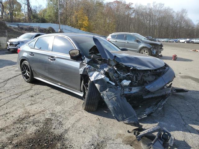 2HGFE2F55NH560174 - 2022 HONDA CIVIC SPORT GRAY photo 4
