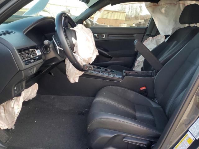 2HGFE2F55NH560174 - 2022 HONDA CIVIC SPORT GRAY photo 7