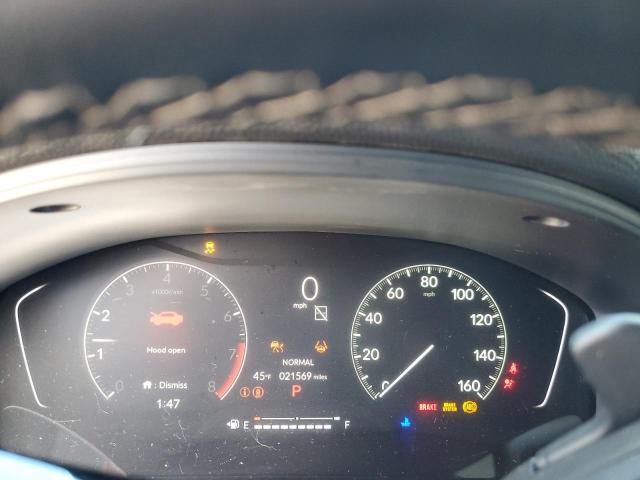 2HGFE2F55NH560174 - 2022 HONDA CIVIC SPORT GRAY photo 9