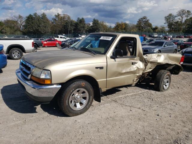 1FTYR10C6YTB31596 - 2000 FORD RANGER GOLD photo 1