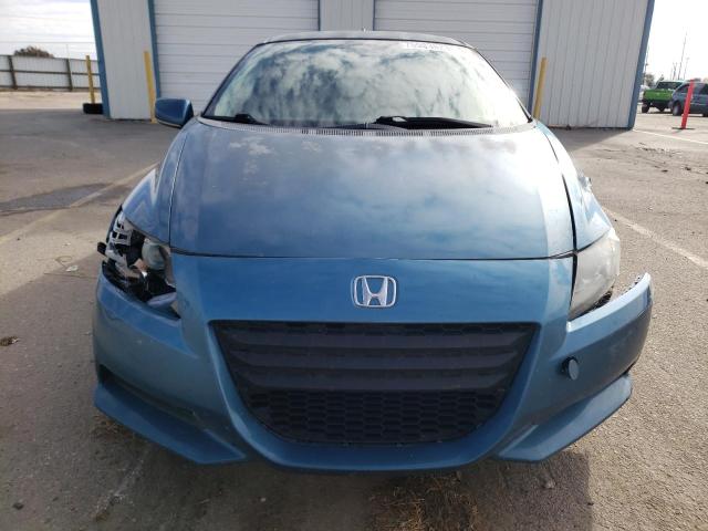 JHMZF1D48CS000019 - 2012 HONDA CR-Z BLUE photo 5