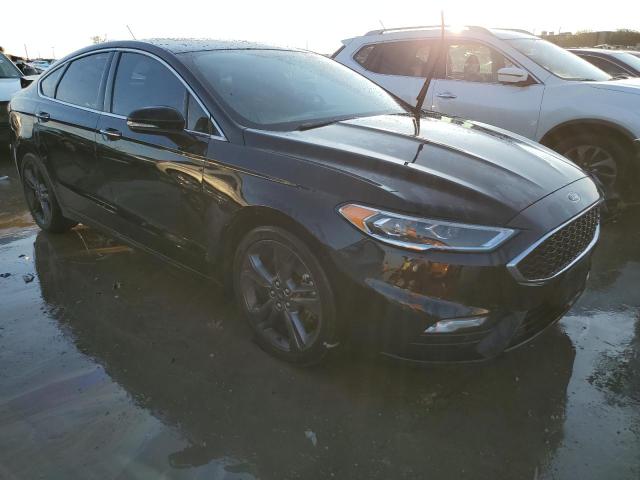 3FA6P0VP4JR280704 - 2018 FORD FUSION SPORT BLACK photo 4