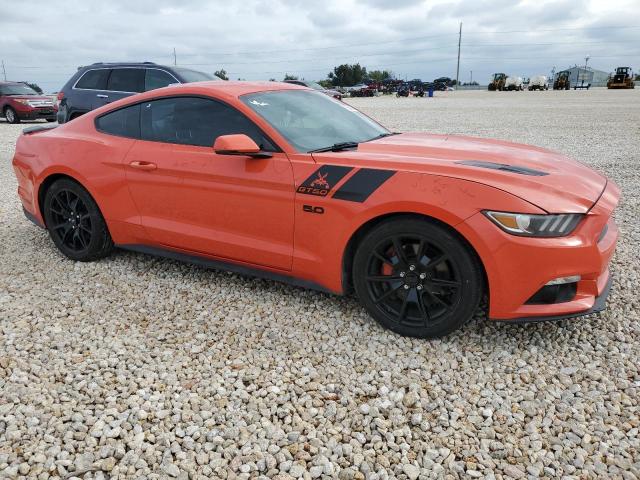 1FA6P8CF0F5300904 - 2015 FORD MUSTANG GT ORANGE photo 4