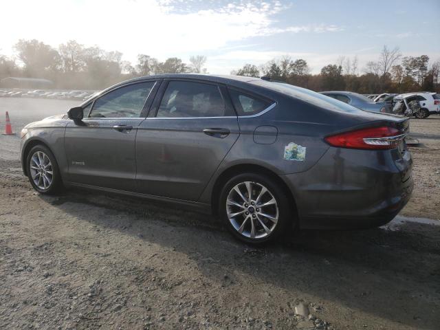 3FA6P0LU7HR316372 - 2017 FORD FUSION SE HYBRID CHARCOAL photo 2