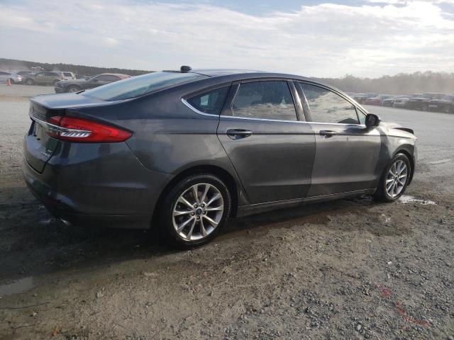 3FA6P0LU7HR316372 - 2017 FORD FUSION SE HYBRID CHARCOAL photo 3