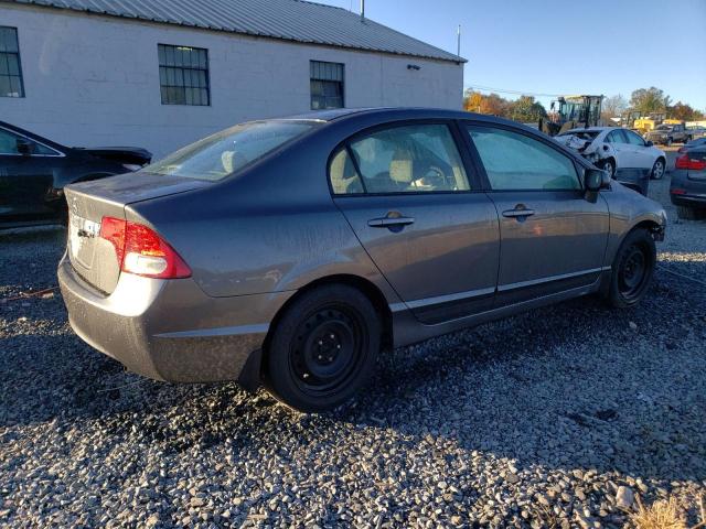 2HGFA16589H368551 - 2009 HONDA CIVIC LX GRAY photo 3