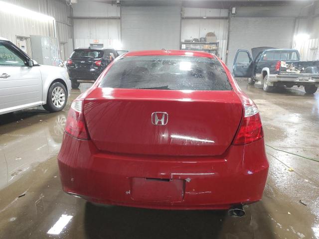 1HGCS1B89AA007526 - 2010 HONDA ACCORD EXL RED photo 6