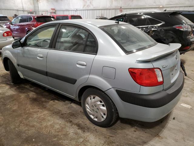 KNADE123876194071 - 2007 KIA RIO BASE GRAY photo 2