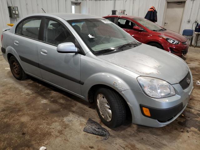 KNADE123876194071 - 2007 KIA RIO BASE GRAY photo 4