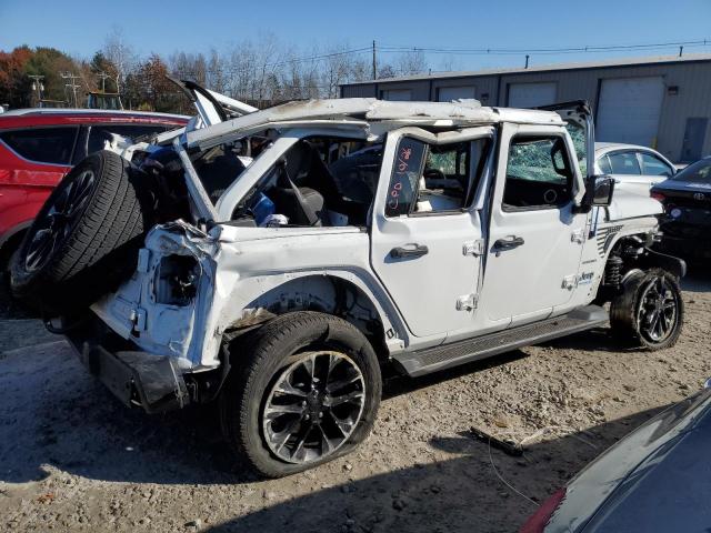1C4JJXP67MW748848 - 2021 JEEP WRANGLER U SAHARA 4XE WHITE photo 3