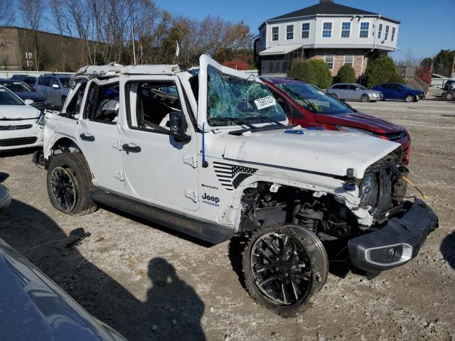 1C4JJXP67MW748848 - 2021 JEEP WRANGLER U SAHARA 4XE WHITE photo 4