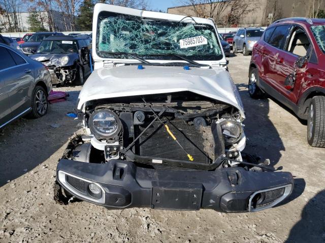 1C4JJXP67MW748848 - 2021 JEEP WRANGLER U SAHARA 4XE WHITE photo 5