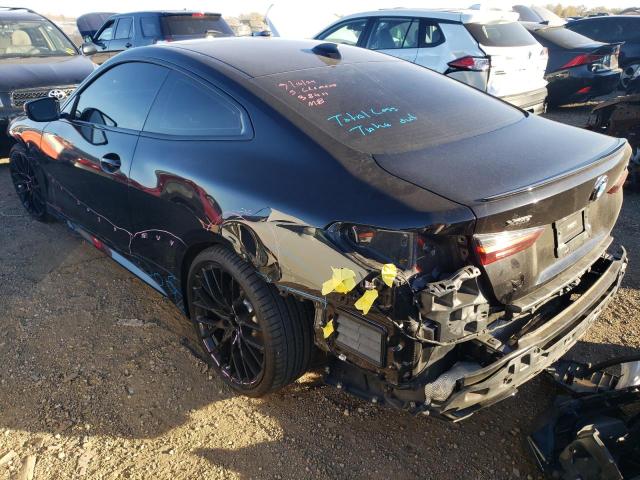 WBA13AR06MCF81867 - 2021 BMW M440XI BLACK photo 2