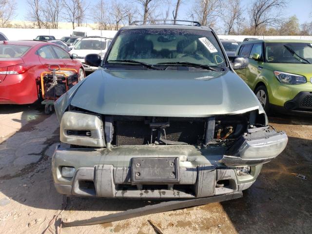 1GNDT13SX32414866 - 2003 CHEVROLET TRAILBLAZE GREEN photo 5