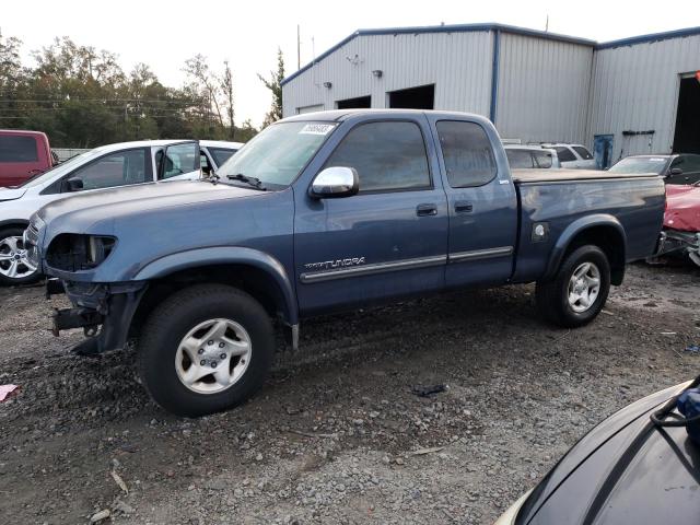 5TBRT34174S448430 - 2004 TOYOTA TUNDRA ACCESS CAB SR5 BLUE photo 1