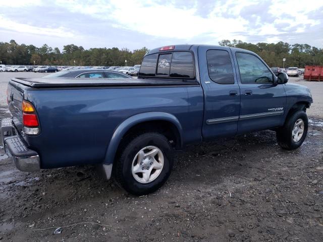 5TBRT34174S448430 - 2004 TOYOTA TUNDRA ACCESS CAB SR5 BLUE photo 3