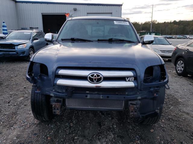5TBRT34174S448430 - 2004 TOYOTA TUNDRA ACCESS CAB SR5 BLUE photo 5
