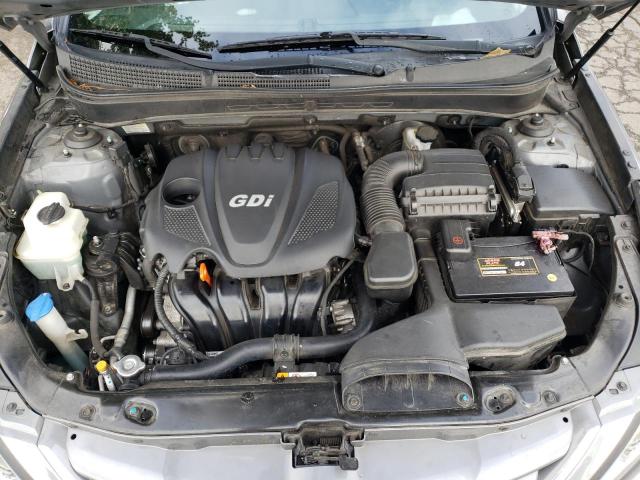 5NPEB4AC9DH591356 - 2013 HYUNDAI SONATA GLS GRAY photo 11