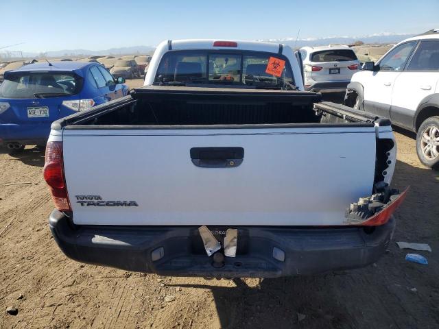 5TENX22N45Z086796 - 2005 TOYOTA TACOMA WHITE photo 6