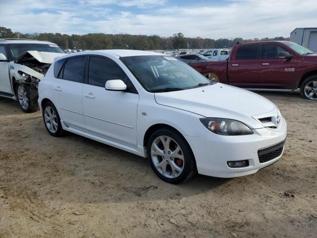 JM1BK343981174258 - 2008 MAZDA 3 HATCHBACK WHITE photo 4