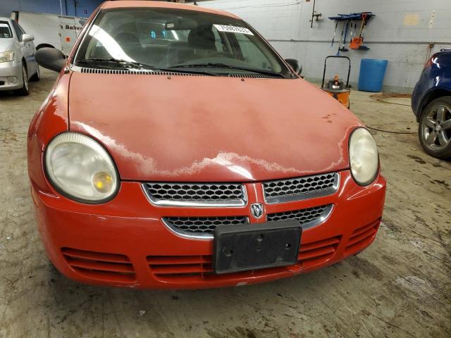 1B3ES26C95D109555 - 2005 DODGE NEON BASE RED photo 5