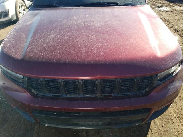 1C4RJKAGXN8525748 - 2022 JEEP GRAND CHER L LAREDO BURGUNDY photo 12