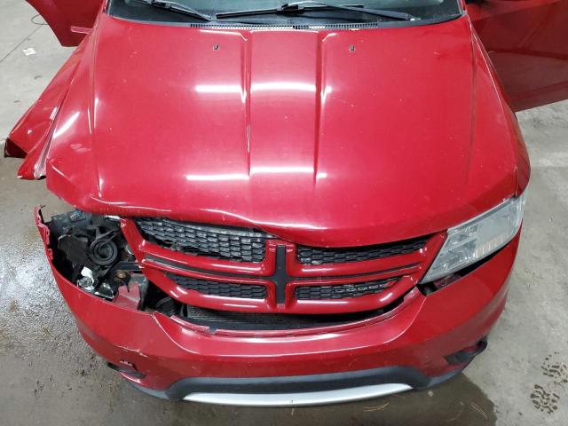 3C4PDDEG9DT591163 - 2013 DODGE JOURNEY R/T RED photo 12