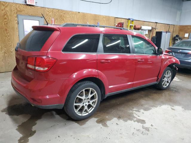 3C4PDDEG9DT591163 - 2013 DODGE JOURNEY R/T RED photo 3