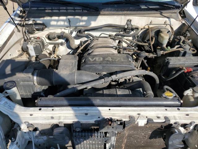 5TBRT34112S305292 - 2002 TOYOTA TUNDRA ACCESS CAB თეთრი ფოტო 11