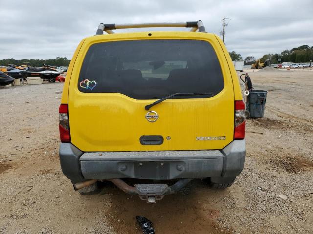 5N1ED28T12C591229 - 2002 NISSAN XTERRA XE YELLOW photo 6