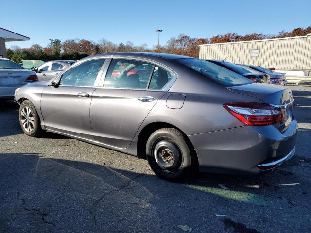 1HGCR2F30GA100170 - 2016 HONDA ACCORD LX GRAY photo 2