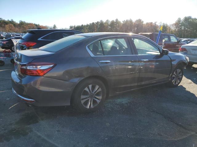 1HGCR2F30GA100170 - 2016 HONDA ACCORD LX GRAY photo 3