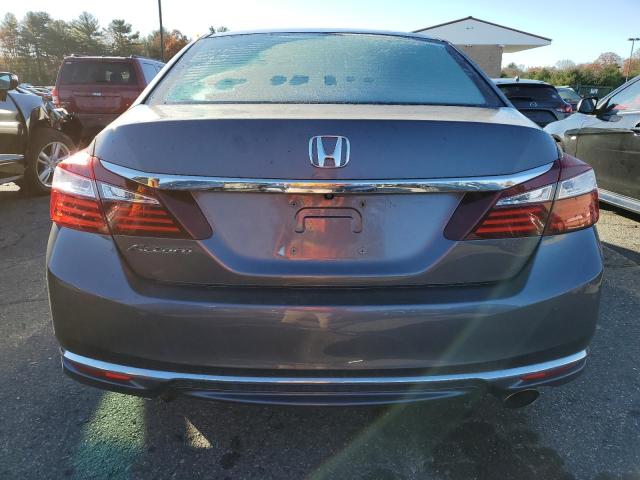 1HGCR2F30GA100170 - 2016 HONDA ACCORD LX GRAY photo 6