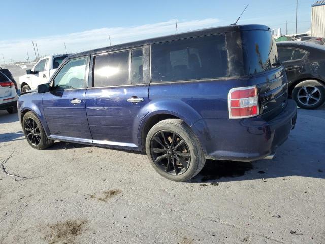 2FMGK5C82GBA15420 - 2016 FORD FLEX SEL BLUE photo 2