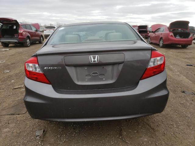 19XFB2F51CE108755 - 2012 HONDA CIVIC LX GRAY photo 6