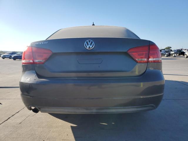 1VWAH7A31CC094257 - 2012 VOLKSWAGEN PASSAT S GRAY photo 6