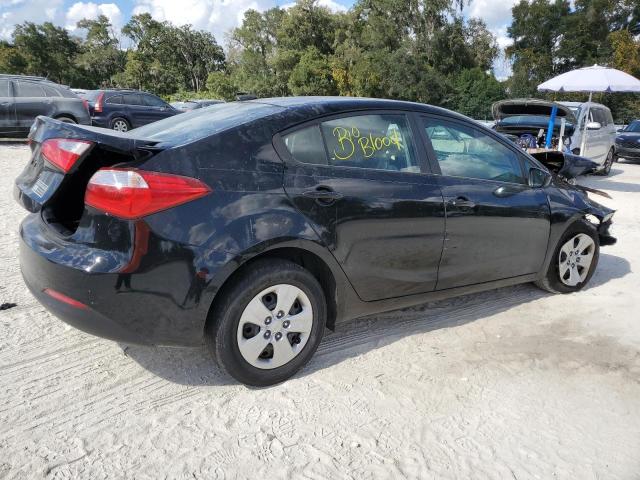 KNAFK4A6XF5410568 - 2015 KIA FORTE LX BLACK photo 3