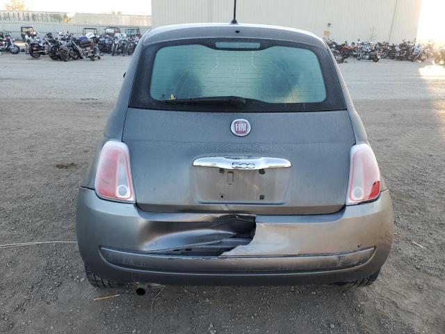 3C3CFFAR5CT124644 - 2012 FIAT 500 POP GRAY photo 6