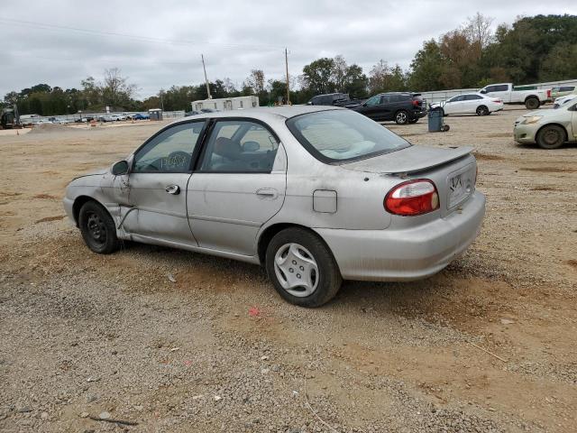 KNAFB1210Y5822924 - 2000 KIA SEPHIA BASE GRAY photo 2