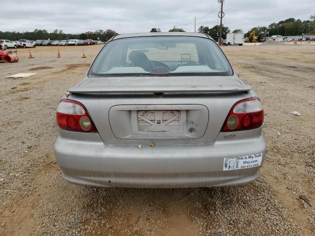 KNAFB1210Y5822924 - 2000 KIA SEPHIA BASE GRAY photo 6