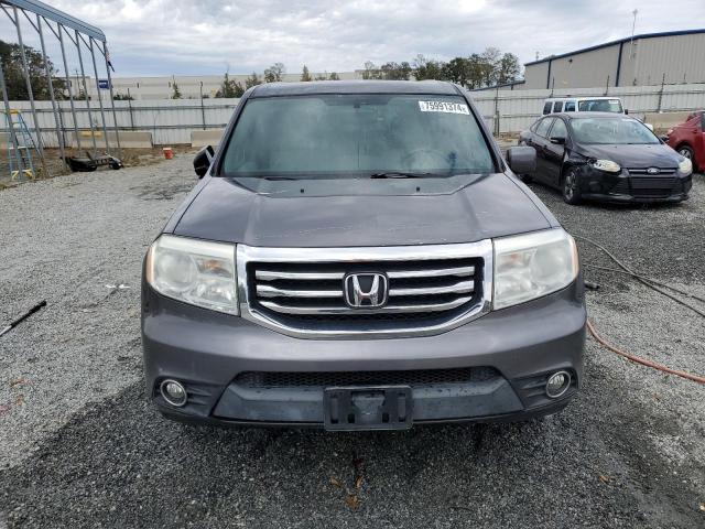 5FNYF3H47EB002962 - 2014 HONDA PILOT EX GRAY photo 5