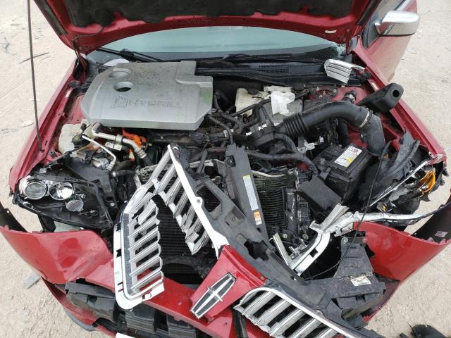 3LNDL2L3XCR831841 - 2012 LINCOLN MKZ HYBRID RED photo 11