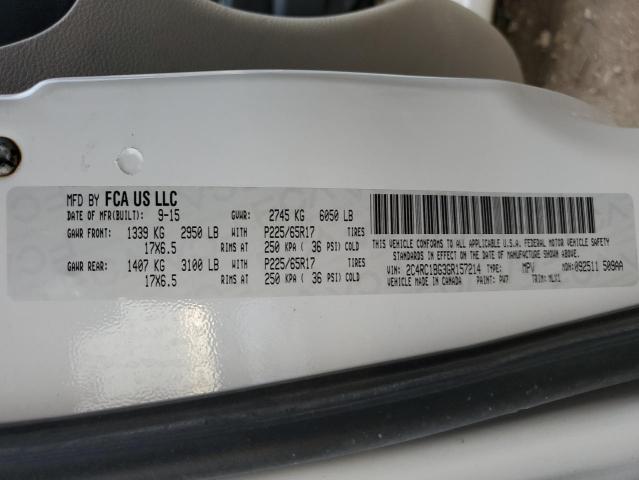 2C4RC1BG3GR157214 - 2016 CHRYSLER TOWN & COU TOURING 白色 照片 13